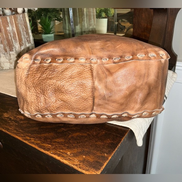 Bed Stu Leather Stevie Tote Shoulder Bag Tan Brown Retail $255 - Picture 5 of 11